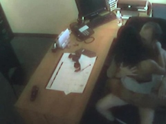 Office Whore Takes Hard Cock