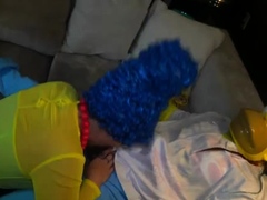 Gibbytheclown - Gibby Simpson Gets Throated By Margeeeee
