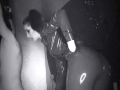 Clothed Fetish Spex Babe Sucks